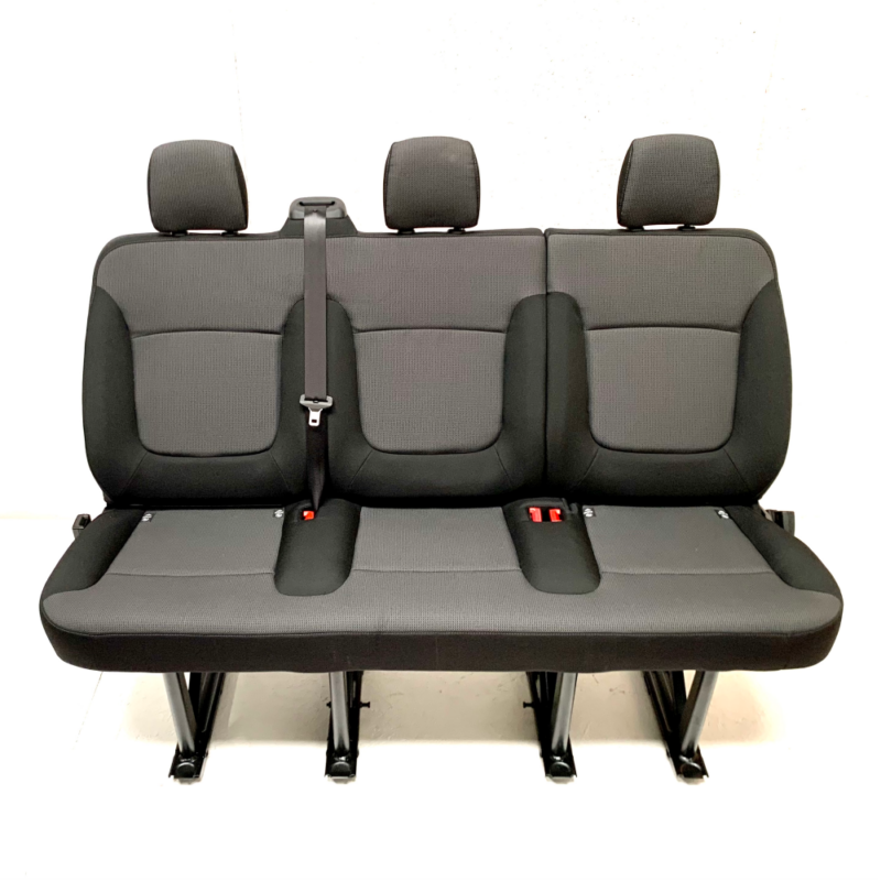 Triple Bench Seat - Vauxhall Vivaro - Nissan Primastar NV300 - Renault Traffic